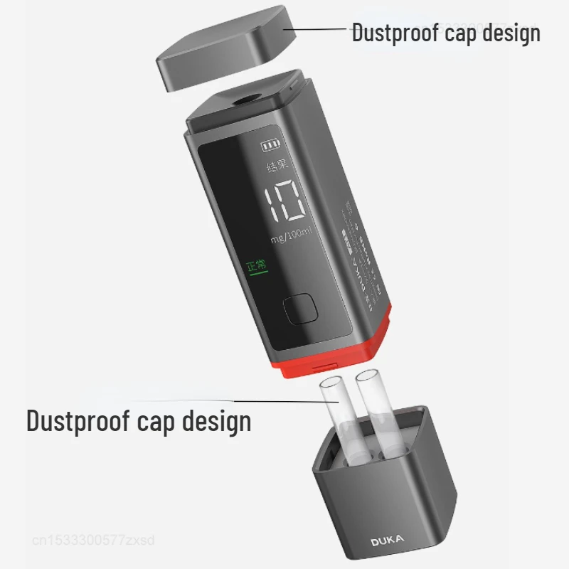 Xiaomi DUKA Digital Alcohol Tester Professional Alcohol Detector Breathalyzer Police Alcotester Tool Home LCD Digital Display