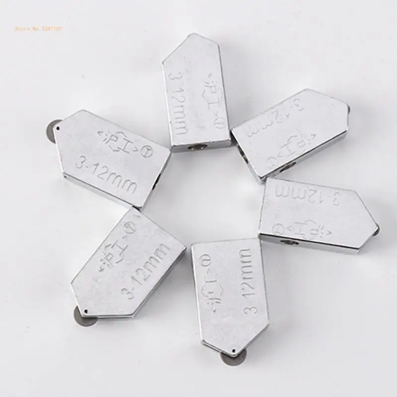 1 Set Glass Cutting Tool Wheel Metal Cutter Knife for Head Replace Dropship