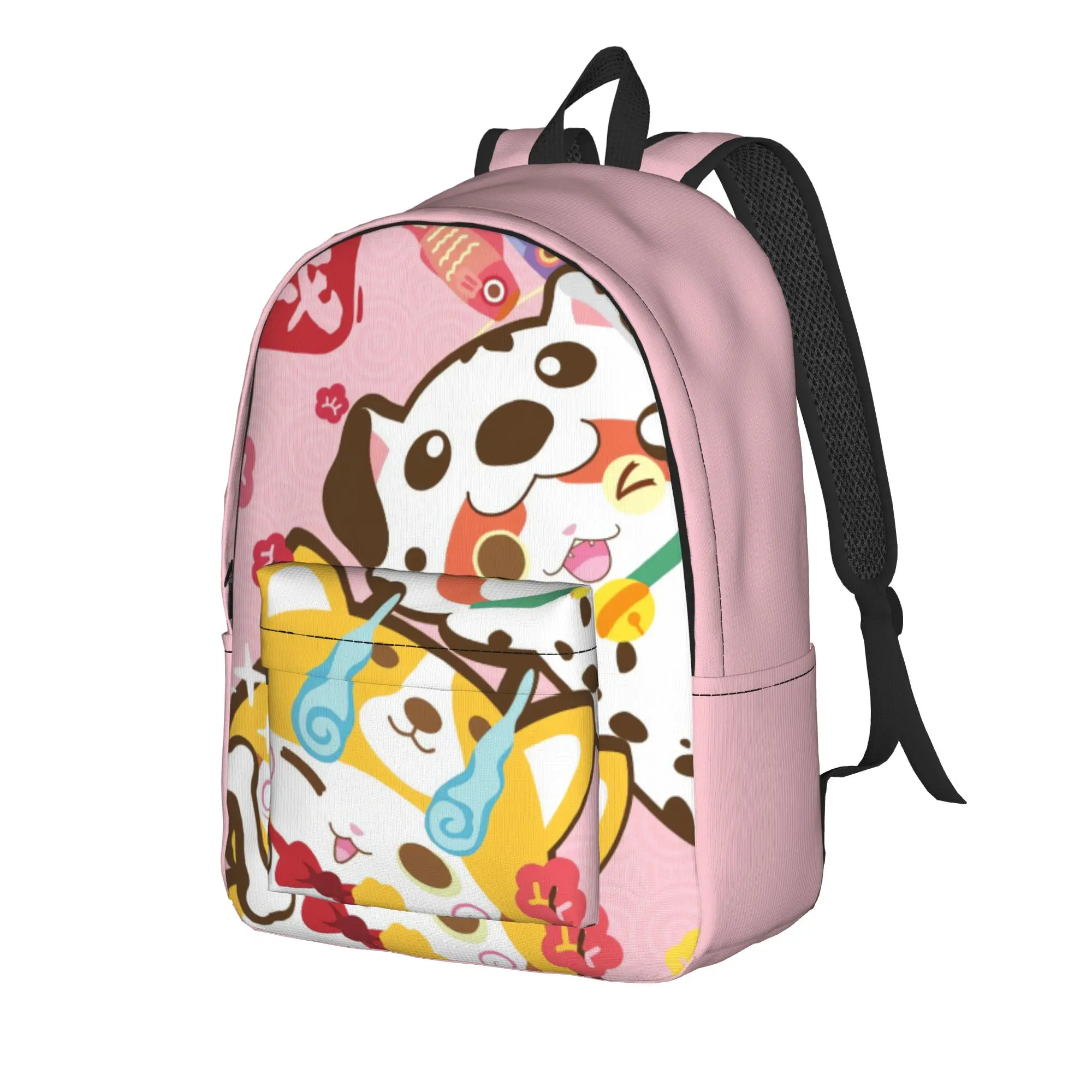 Yokai Watch Jibanyan 2 Backpack  Style Backpacks Female Trekking Durable High School Bags Custom Rucksack