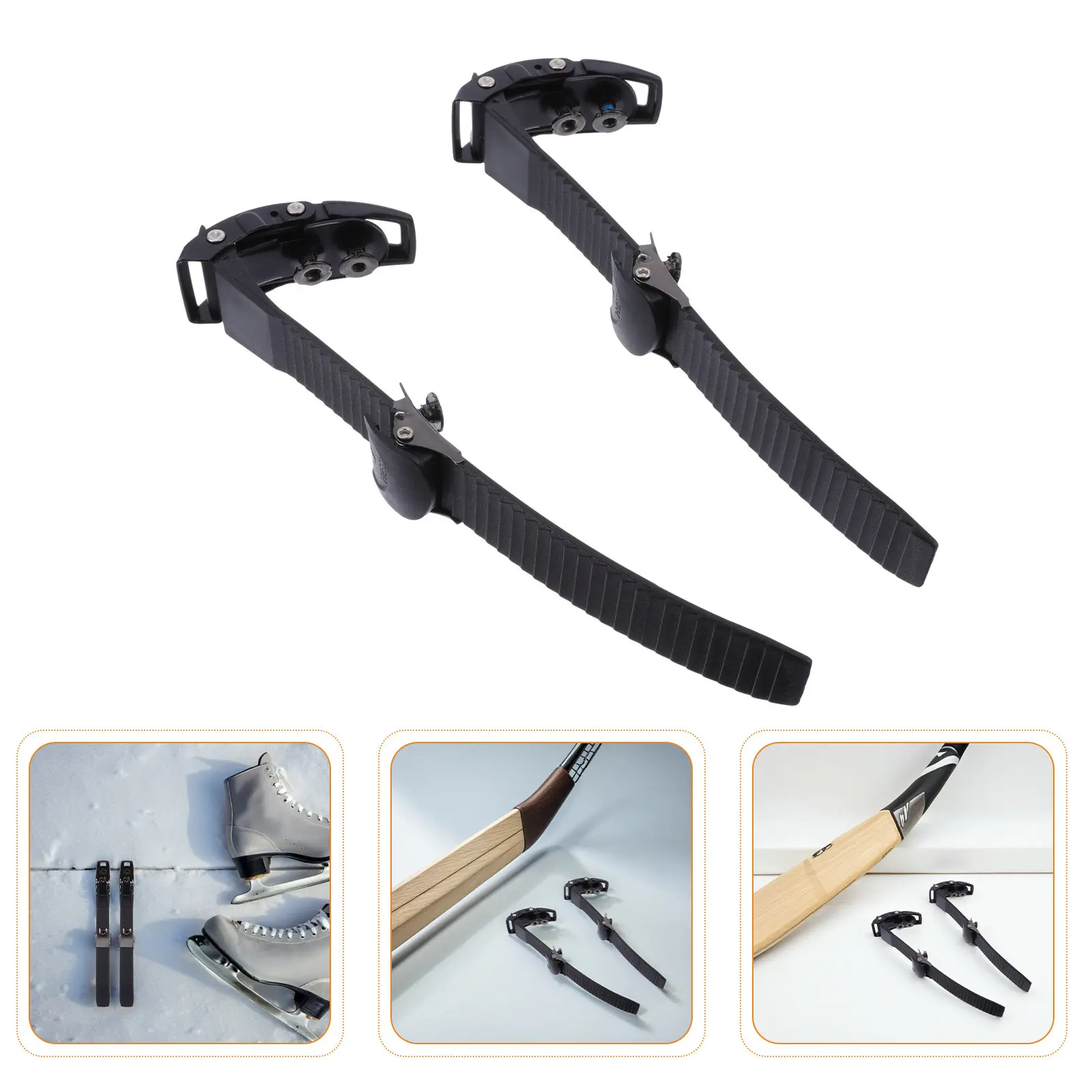 

4Pcs Inline Skate Replacement Strap Kit High Strength Roller Skates Accessories Adjustable Buckle Fastener Spare Parts