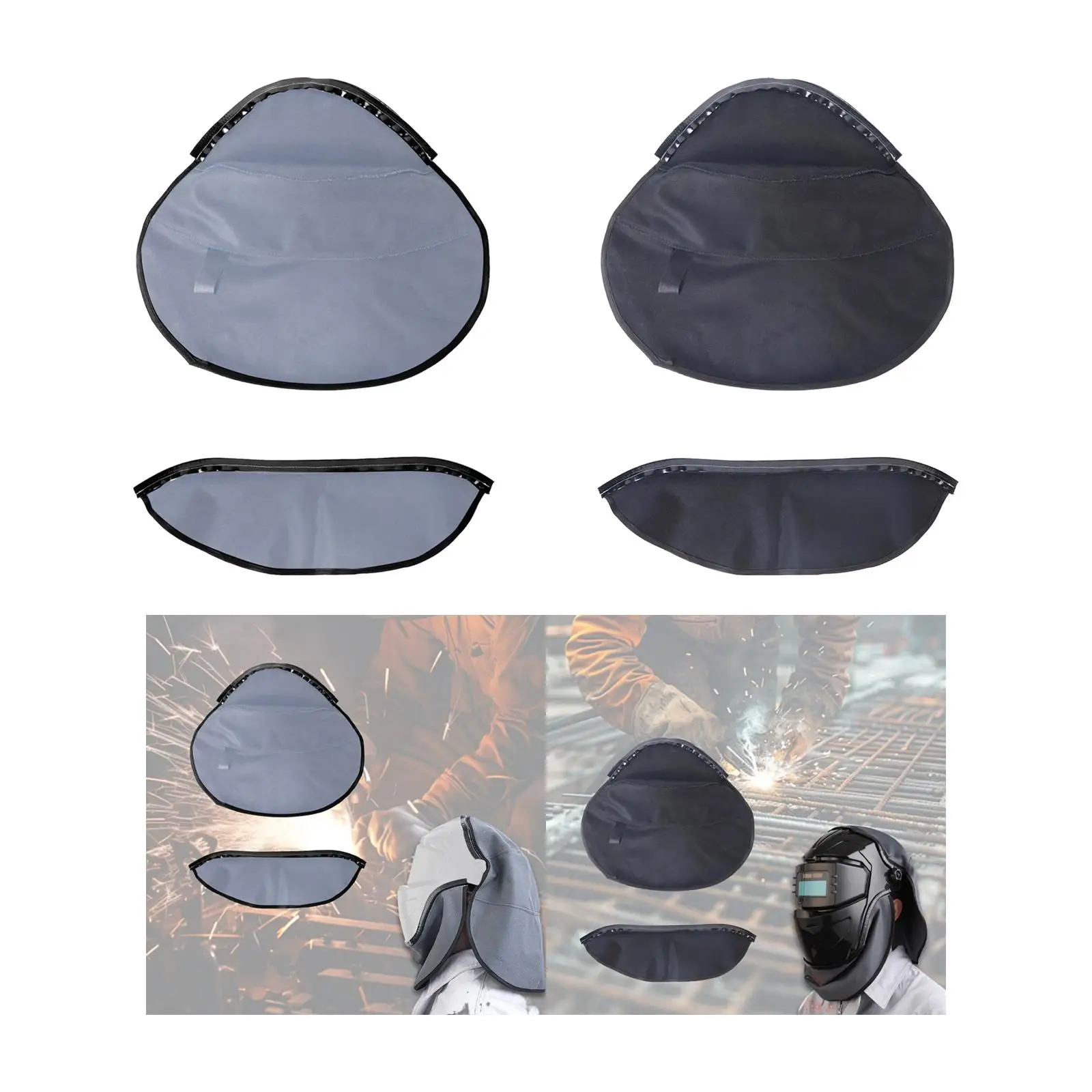 Welding Helmet Cover Flame Resistant High Performance Heavy Duty,Safe Replace Parts Sturdy Welding Helmet Accessories