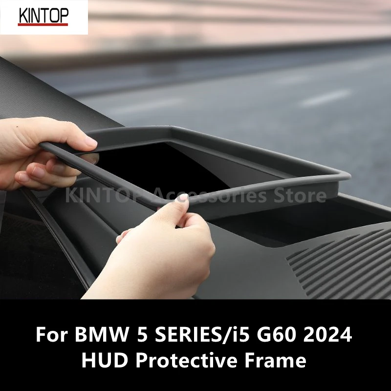 กรอบกันกระแทก HUD สำหรับ BMW 5ซีรีส์/I5 2024 G60แผงหน้าปัด hiasan interior เปลี่ยนอุปกรณ์เสริมยานยนต์