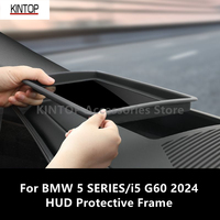 For BMW 5 SERIES/i5 2024 G60 HUD Protective Frame,Instrument Panel Interior Decoration Automotive Accessories Refit