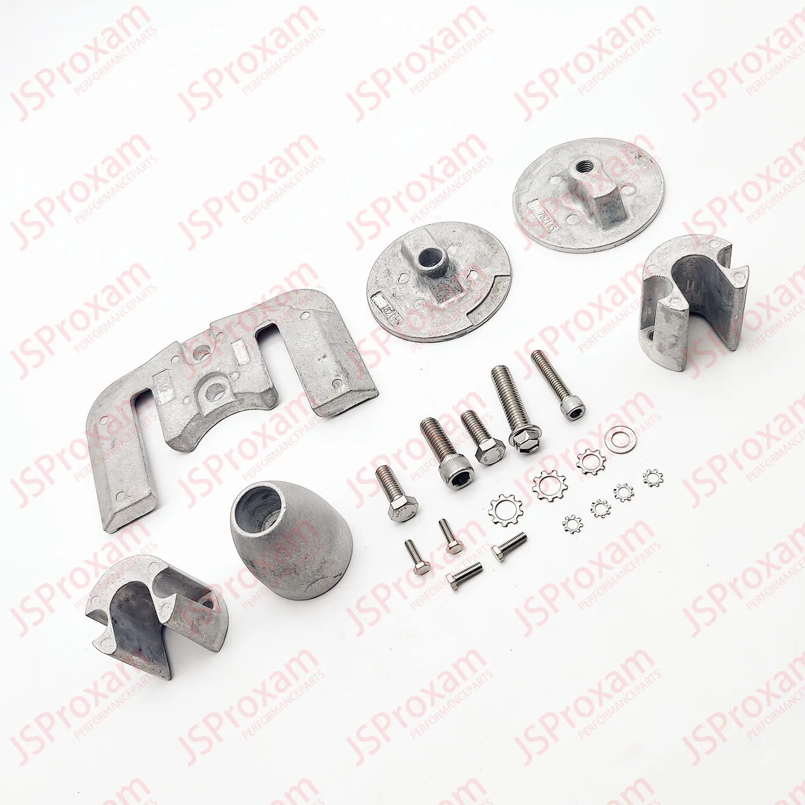 

888761Q04 Replaces Fit For Mercruiser PM10165A 20805AL Bravo 3 New Aluminum Anode Kit -present w/ hardware