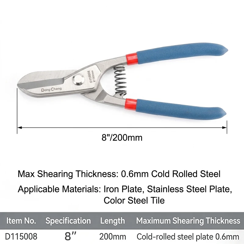 Forged Alloy Steel Tin Snips 8-14