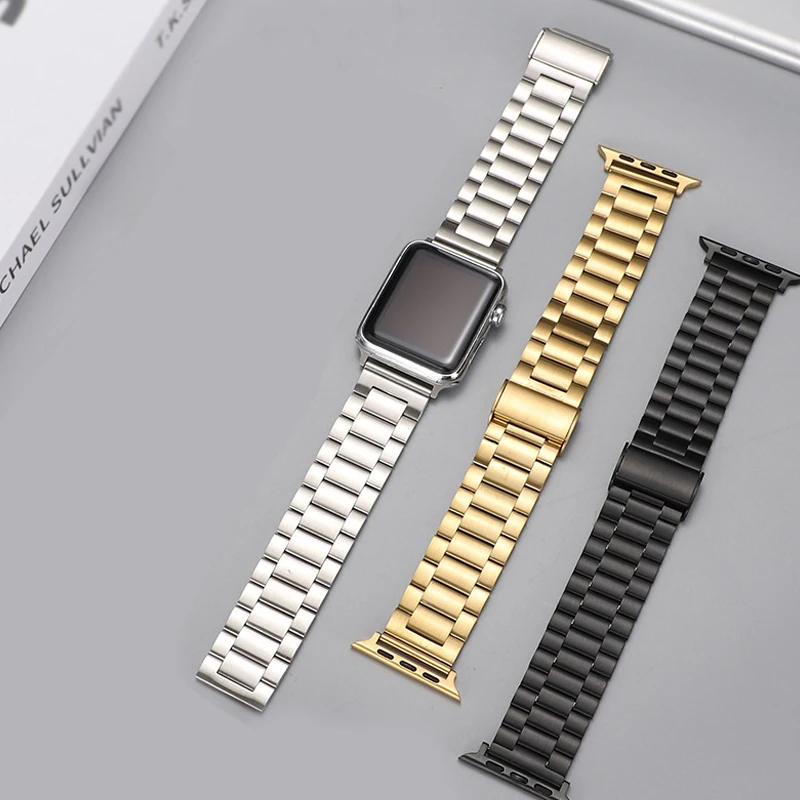 Correa For apple watch ultra 49mm 8 7 45mm 41mm band stainless steel strap iwatch se series 6 5 4 3 44mm 40mm 42mm 38mm bracelet