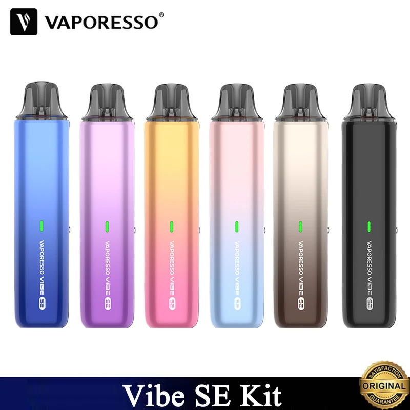 بطارية Vaporesso Vibe SE الأصلية Vape 1100mAh مع خرطوشة Vibe Pod الفارغة 4.5 مللي 0.8ohm MTL مبخر السجائر الإلكترونية