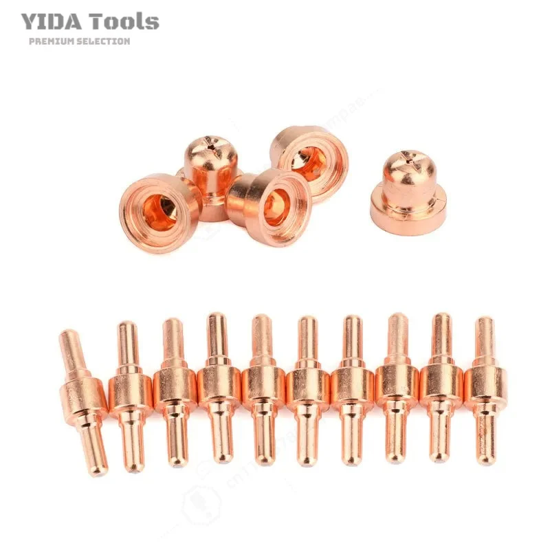 130PCS PT31 Electrode Nozzle Plasma Cutting Gun Consumables Accessories Set for Wenzhou 40 Cutter Torch Replacement Parts Kit