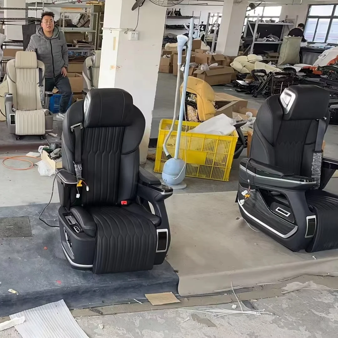 

New Style Car Modified Seat Captain Seat with Adjustable Armrest for Vclass Vito Metris W447 Sprinter Van Mpv Suv