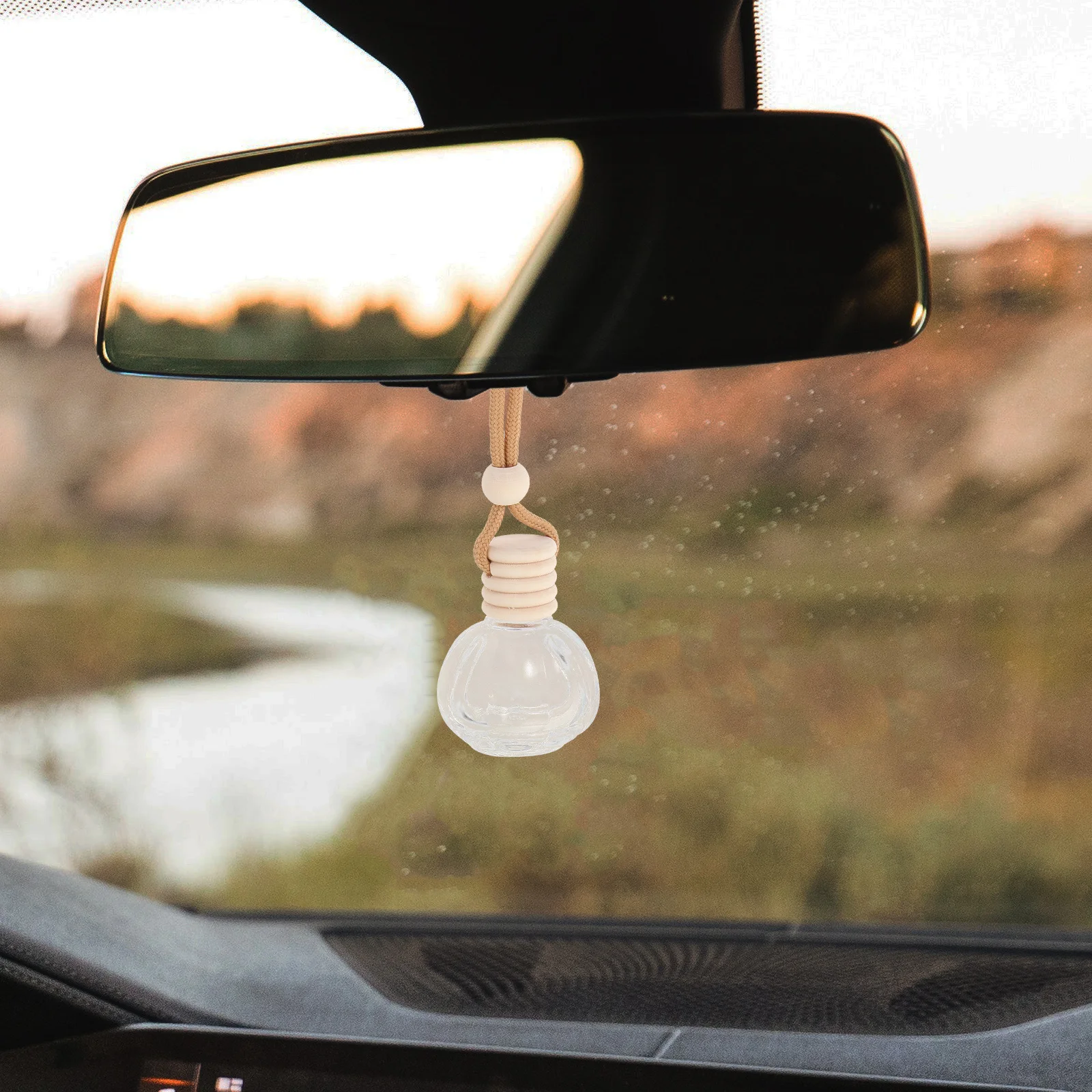 6 pçs carro difusor de óleo essencial garrafa de perfume reutilizável aromaterapia ambientador decorativo fragrância do carro