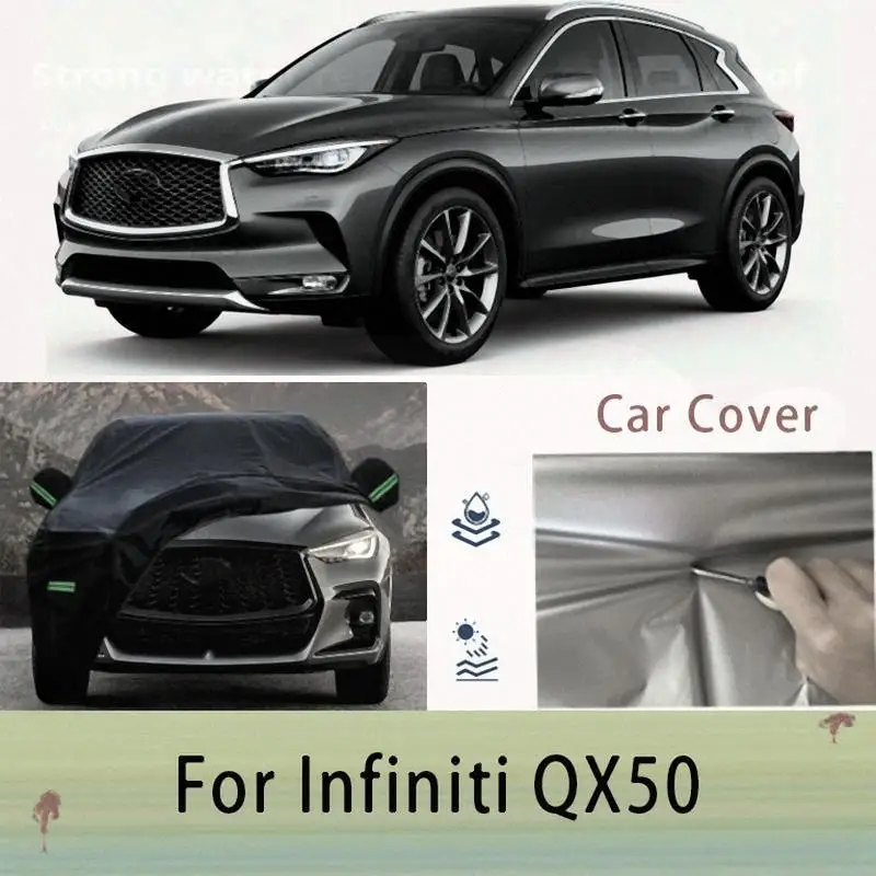 

For Outdoor Protection Waterproof for Infiniti QX50 Snow Sunshade Dustproof Exterior Accessories Car Covers