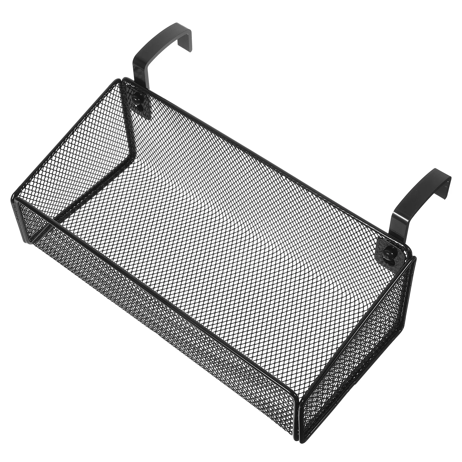 

Hanging Storage 46cm Wrought Dormitory Bed Hanging Basket Iron Hooks Dormitory Bedside Organizer Metal Baskets Pantry Storage