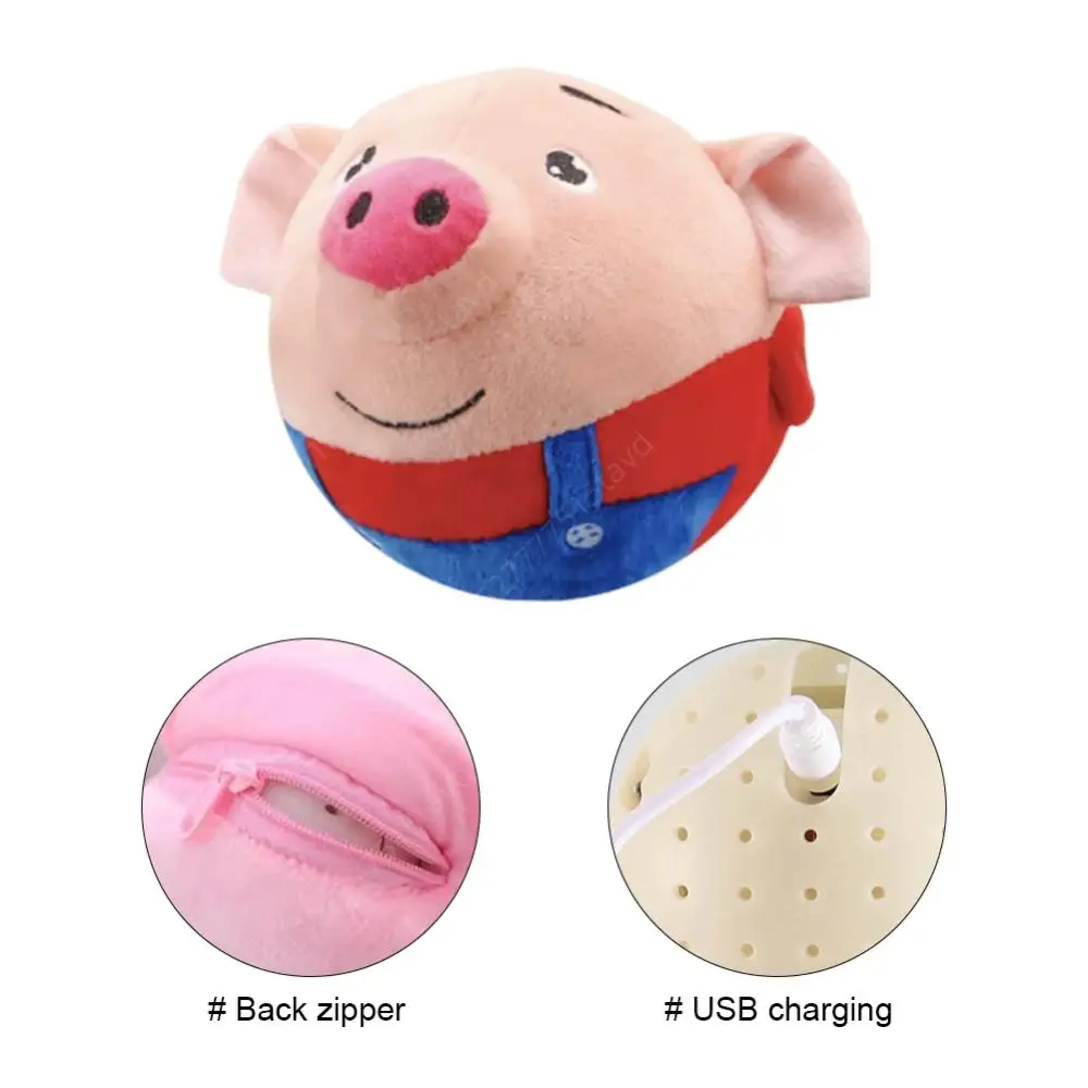 Pet Plush Doll Ball Talking Interactive Toy Accessories Bounce Pet Recreation Dog Electronic Pet Toy Dog Leisure Supplies