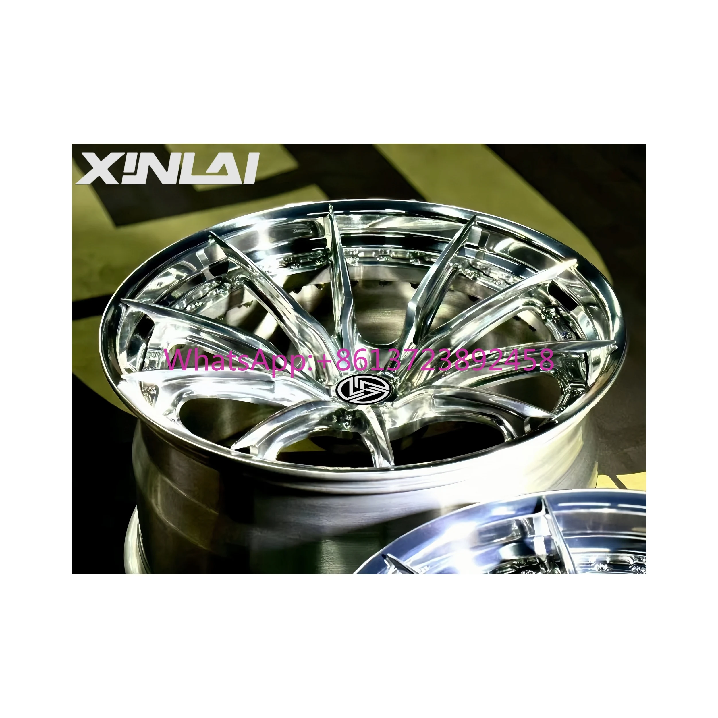 

XINLAI Deep Concave Custom Brushed Wheels 5x114.3 5x120 5x112 5 6 8 Holes Forged Passenger Car Wheels for BMW F87 M2 M3 F80 M4