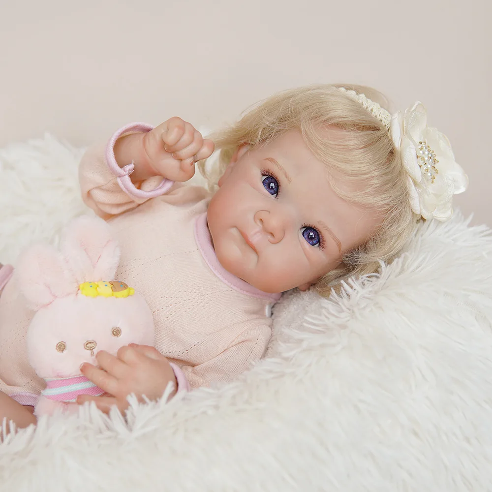 

18 Inch 46cm Bettie Reborn Baby Doll 3D High-Grade Skin Tone Hand-Painted Lifelike