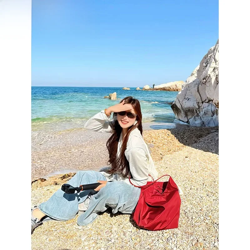 

ZAR FENDEN нейлоновая водонепроницаемая сумка-тоут из ткани бычьей ткани, пригородная сумка-тоут, большая женская сумка Capaci, Briti Sle для отдыха