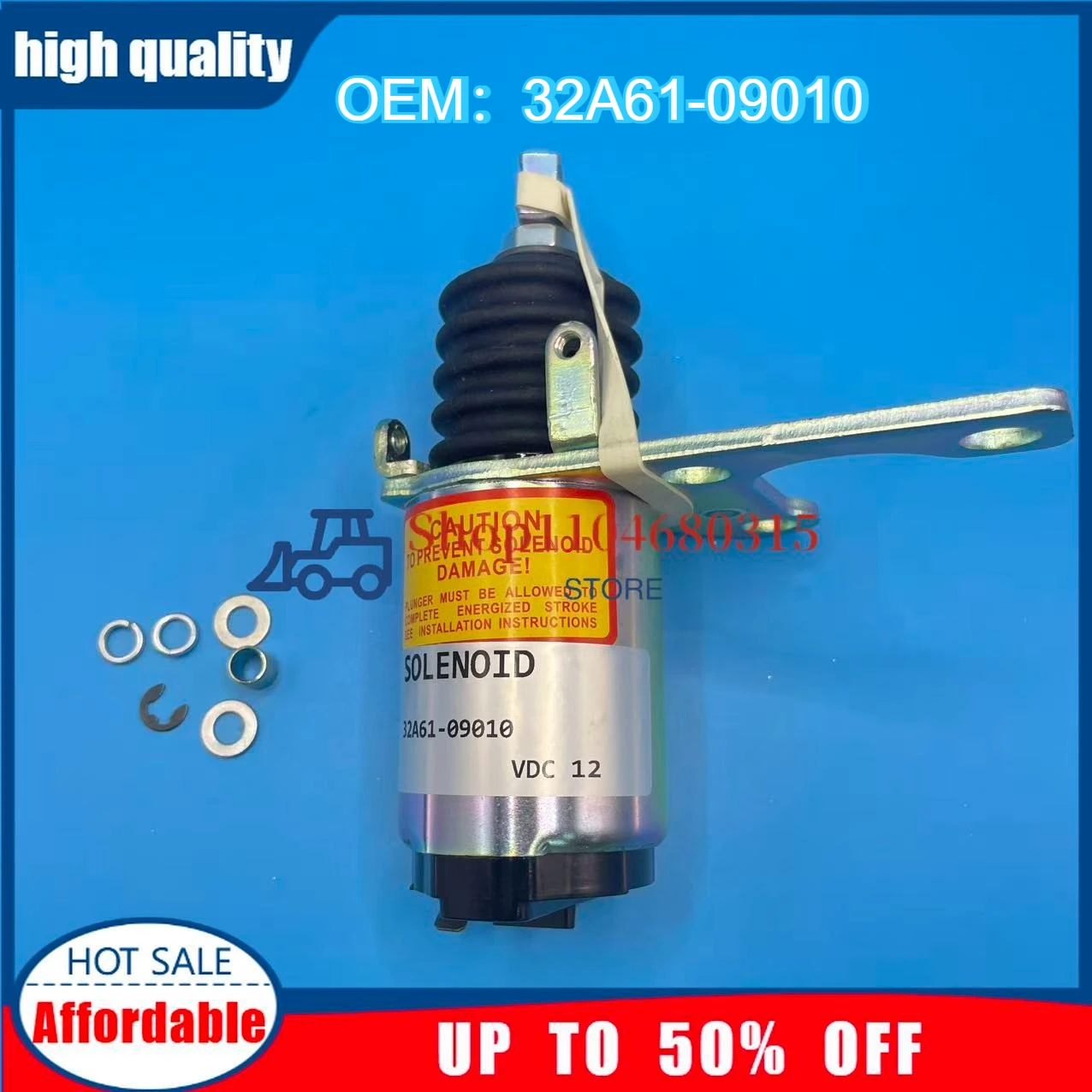 

Новый соленоид 12 В 32A61-09010 32A6109010 для Mitsubishi S4S S6S L3E