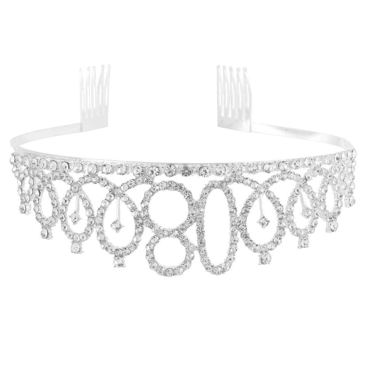 

Different Number Rhinestone Alloy Decorative Alloy Birthday Crown Hair Rhinestone Crown Glamorous Queen Party Engagement
