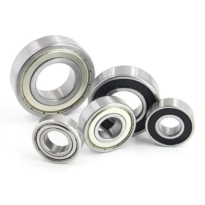 Groove Ball Bearing Double-Metal or rubber Seal Bearings High quality Single Row Pressed Steel Cage Stable Performance 3000 RPM