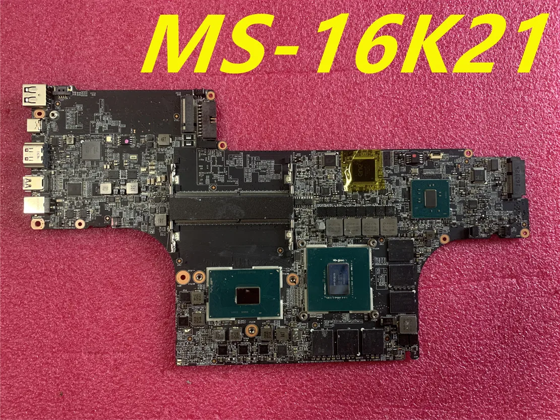 

Бывшая в употреблении модель 2,1 Для MSI MS-16K21 GS63 GS73 GS73VR GS63VR материнская плата для ноутбука GTX1060M DDR4 100% рабочий тест