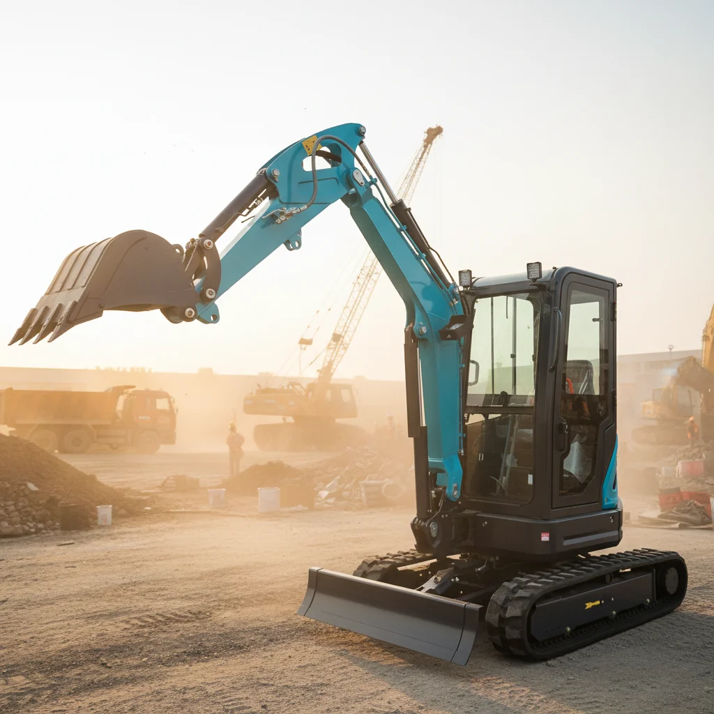 

Мини-экскаватор на гусеничном ходу 1.2 тонны с двигателем EPA для фермы и сада, многоцелевой, быстрая доставка