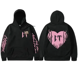 Singer Natanael Cano Tumbado Pink CT Sloth Print Hoodie Men Womne Casual Loose Hoody Sweatshirt Male Hip Hop Oversized Hoodies