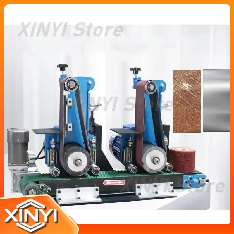 for Flat Smart Automatic Engine-Driven Carbon Steel Grinding Deburring Slag Removal Sanding Polishing Machine 0.75kW