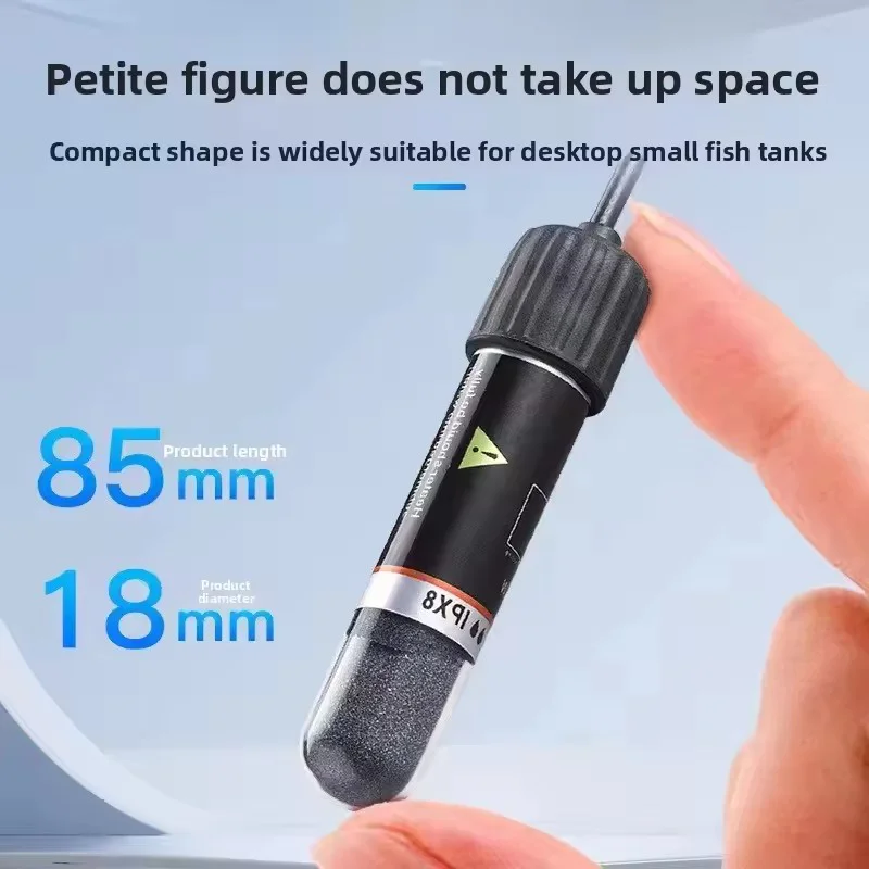 USB-Mini-Aquarium-Heizstab 10W, tauchbarer Thermostat-Heizer für kleine Aquarien, hält 26 Grad ° C Konstante Temperatur – Detail 4