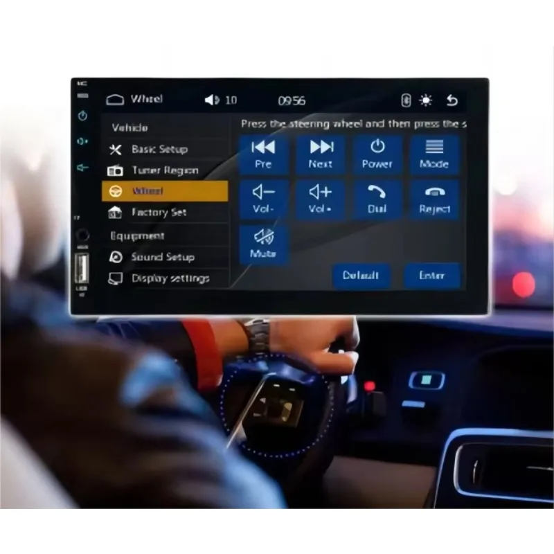 

Factory Wholesale Latest 2din 7inch Touch Screen BT Universal Car Radio with Carplay Android Auto for Car DVD Player