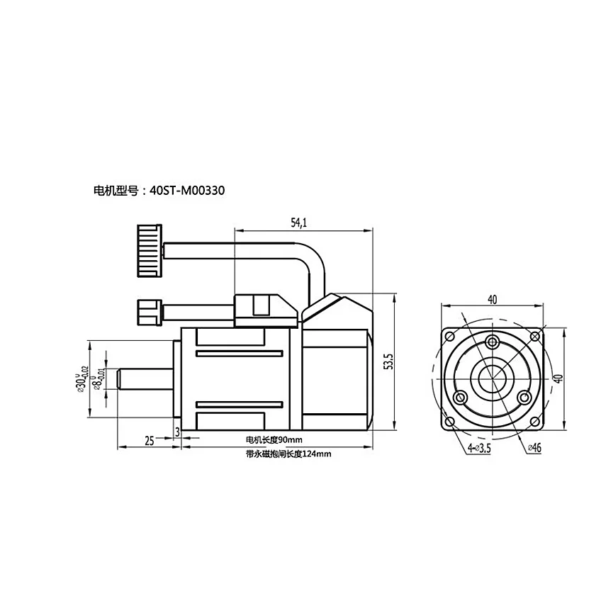 40 AC servo motor 40ST-M0030