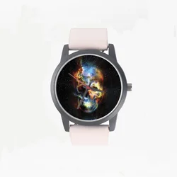 Quartz Wrist Women's Watch Ladys Girls Skull Design Interstellar Stars Fashion Leisure Style Gift Souvenir Ornament Festival