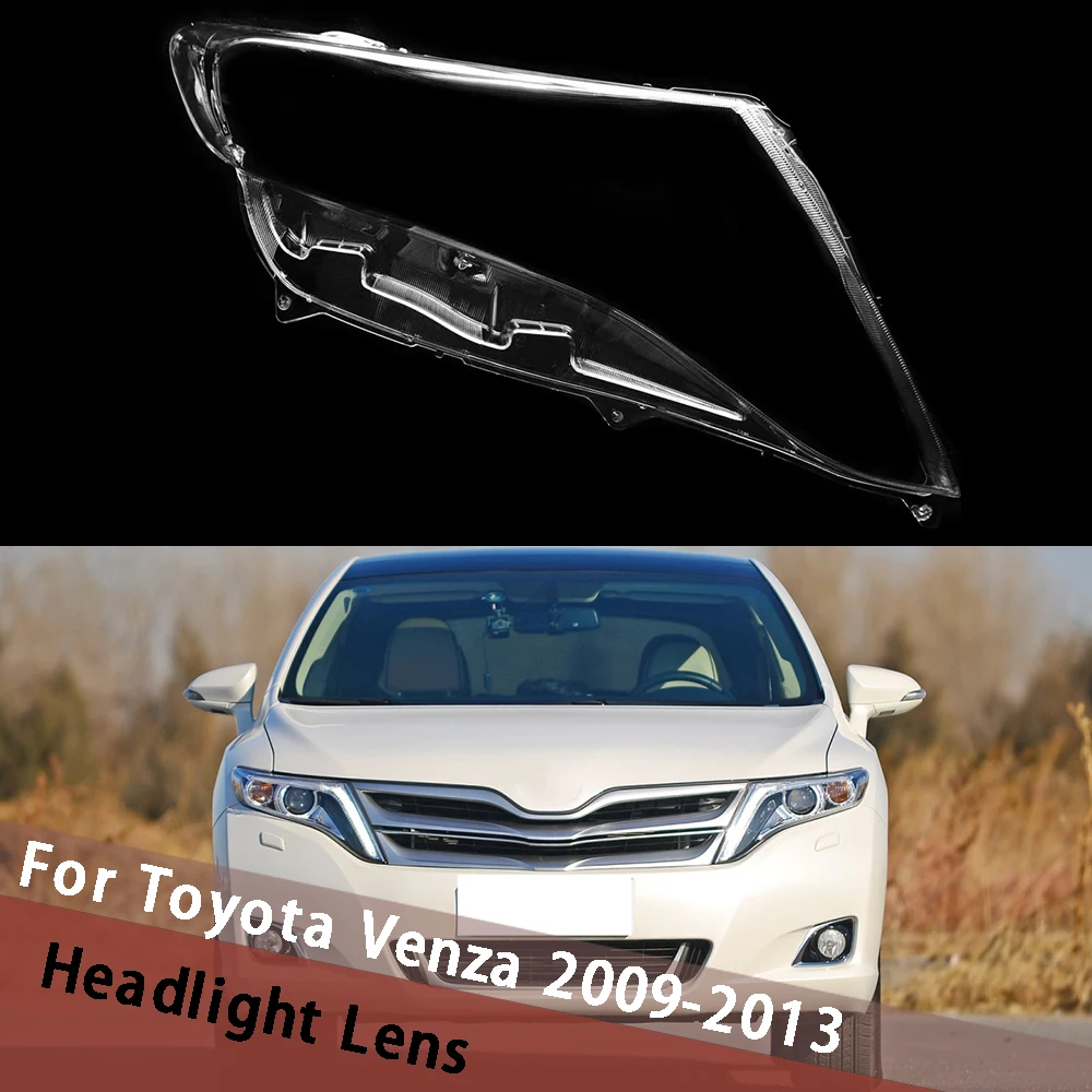 

For Toyota Venza 2009-2013 Car Front Housing Headlight Cover Headlamp Lampshade Lampcover Head Light Lamp Caps Lens Shell Case