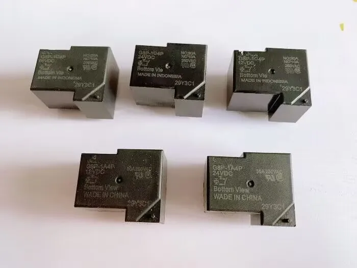 1PCS G8P-1A4P-5VDC G8P-1A4P-12VDC G8P-1A4P-24VDC Power relay 30A 4PIN