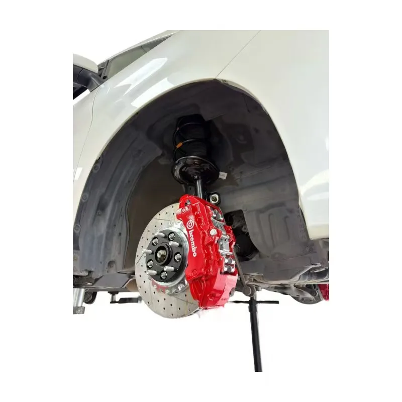 S‑X10 Front 10‑Piston One‑Piece Forged Big Brake Kit with Carbon Ceramic Disc Option