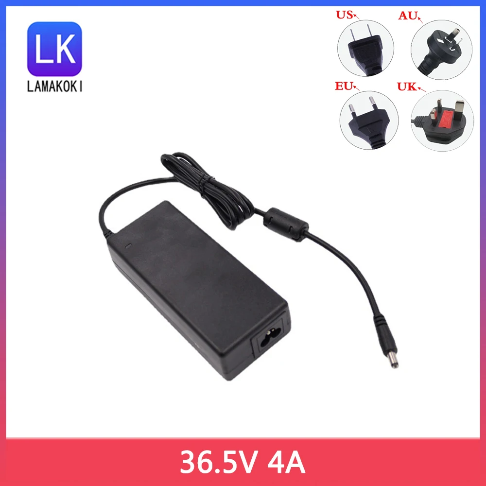 1PCS 36.5V4A AC 100V-240V Converter Adapter DC 36.5V 4A 4000mA Power Supply 5.5mm X 2.1mm-2.5mm