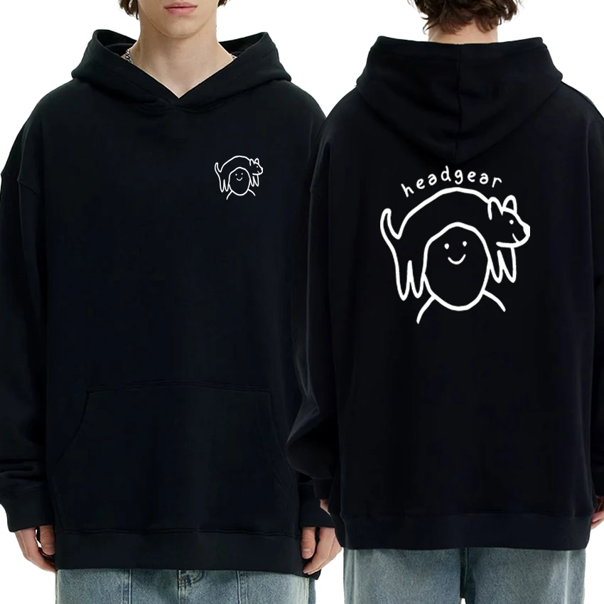 

2025 Fashion Double Sided Printed Unique Design Style Hoodies Men Women Long sleeve Fleece Sweatshirt Oversized Pullovers Unisex