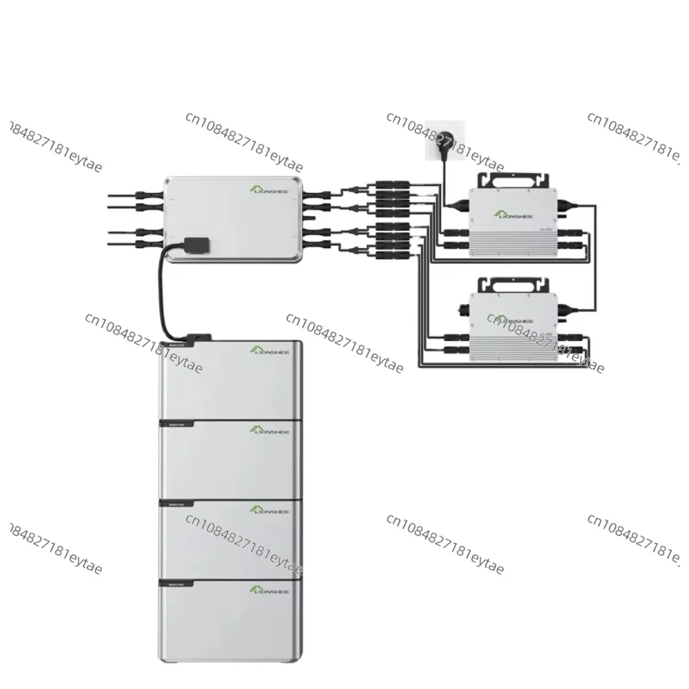 

Balcony Solar Energy Storage Micro Inverter Photovoltaic HUB LiFePO4 Battery Power Plant Home Energy Storage Power System