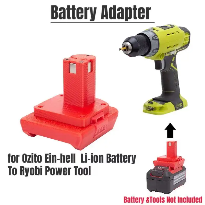 Battery Adapter For  Ein-hell /Ozito 18Vcompatible To For Ryobi 18v Tools Converter(Not include tools and battery）