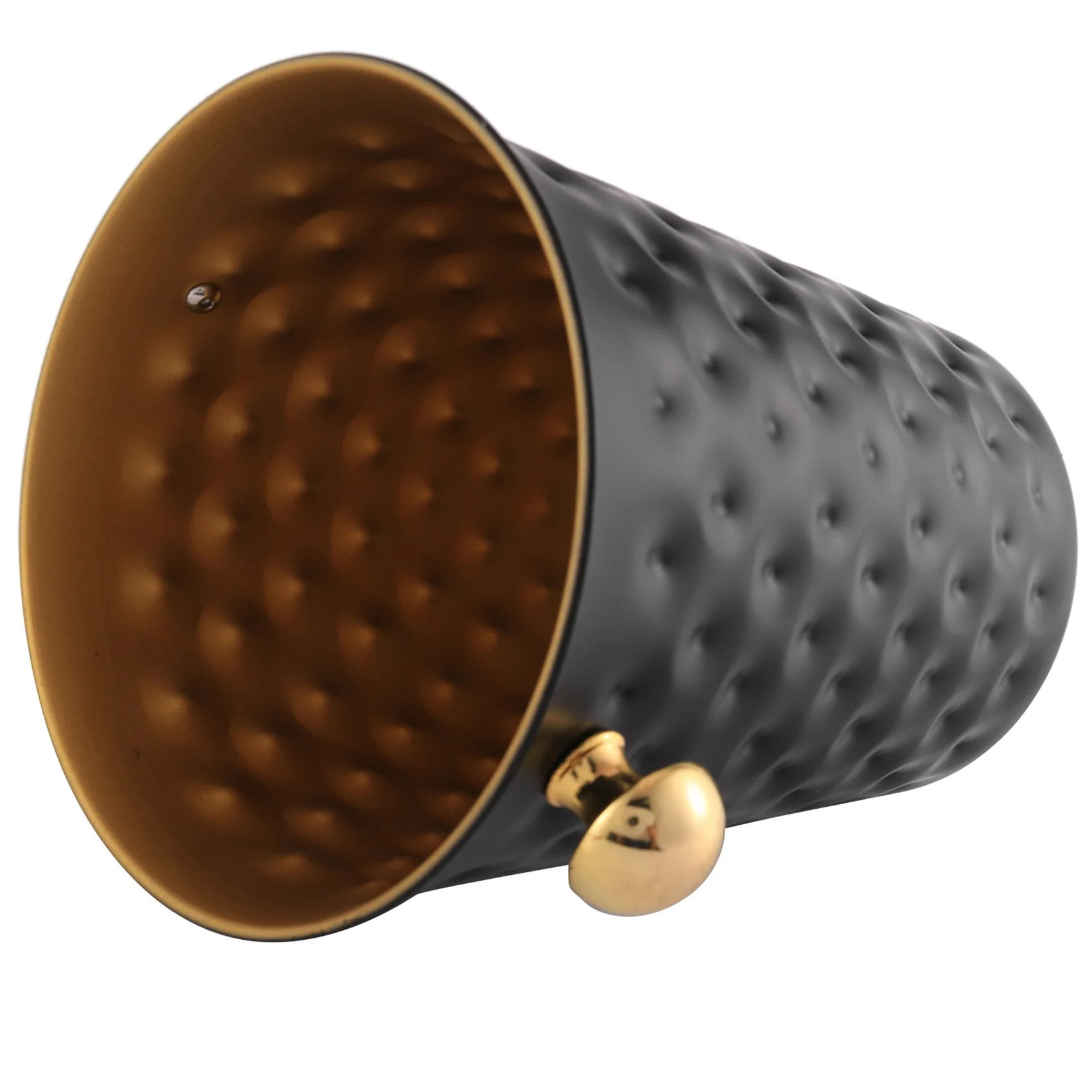 정성적 인 창조적 인 스테인레스 스틸 망치로 얼음 양동이 와인 샴페인 양동이 홈 호텔 아이스 큐브 용품 KTV 용품, 블랙