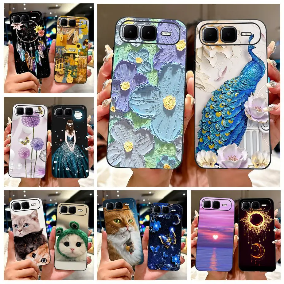 

Для Infinix Smart 10 Plus Чехол X6725B Роскошный окрашенный чехол Мягкий силиконовый чехол для телефона Infinix Smart 10 Plus Smart 10 X6725 Сумки