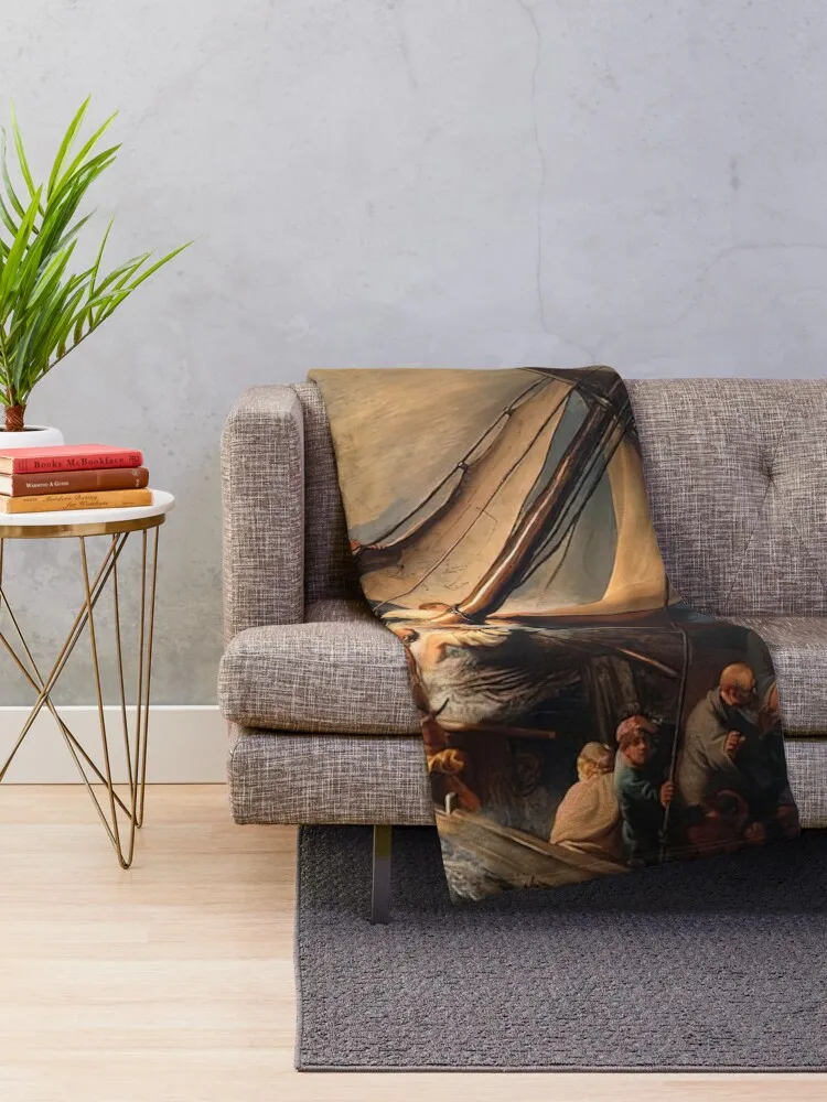 Rembrandt Harmenszoon van Rijn, rembrandt artwork, rembrandt van rijn portrait Throw Blanket Nap bed plaid Blankets