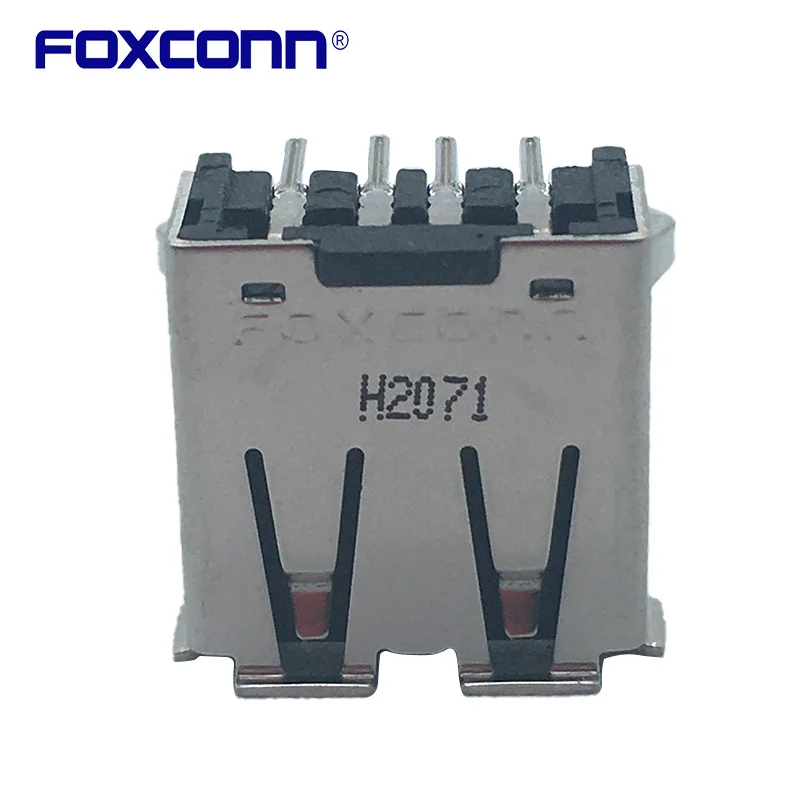 Foxconn UB11123-4HKE-4H 90 graus r/a usb2.0 matrizes conector original