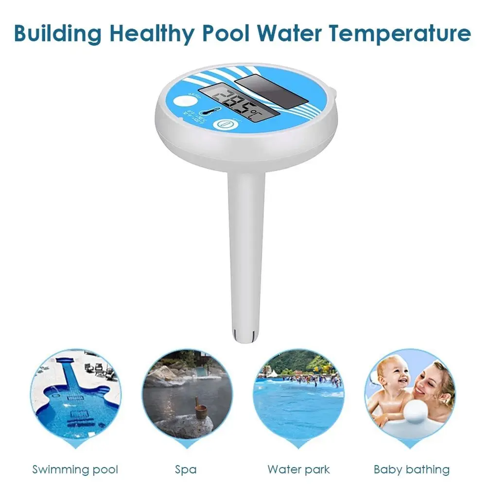 

Outdoor Bathroom Temperature Tester LCD Display Floating Digital Pool Thermometer Swimming Pool Thermometer Spa Thermometer