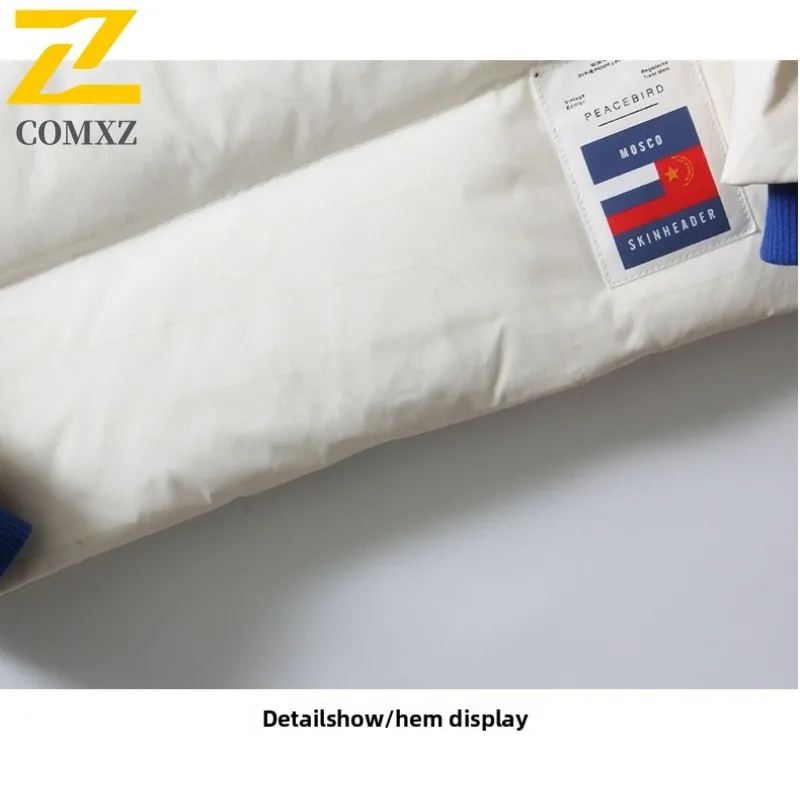سترة مبطنة للرجال من COMXZ، تصميم مقاوم للرياح لرحلة التزلج، سترة شتوية غير رسمية، معطف مبطن عالي الجودة
