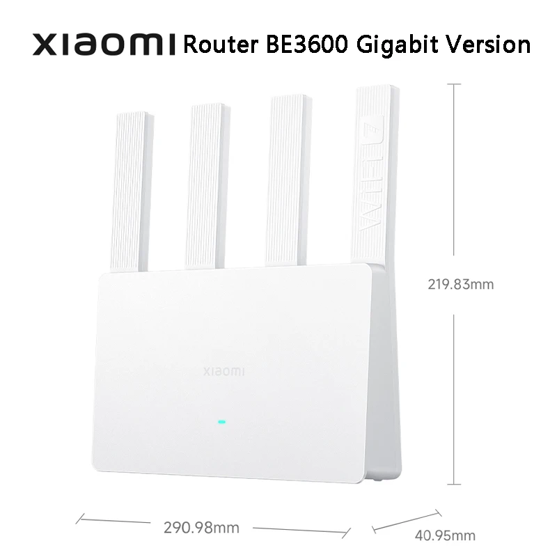 Imagem -02 - Xiaomi-roteador Versão Gigabit Wifi Mesh Mlo Banda Dupla Porta Ethernet Final Vpn Aceleração de Jogos Repetidor Be3600 cn