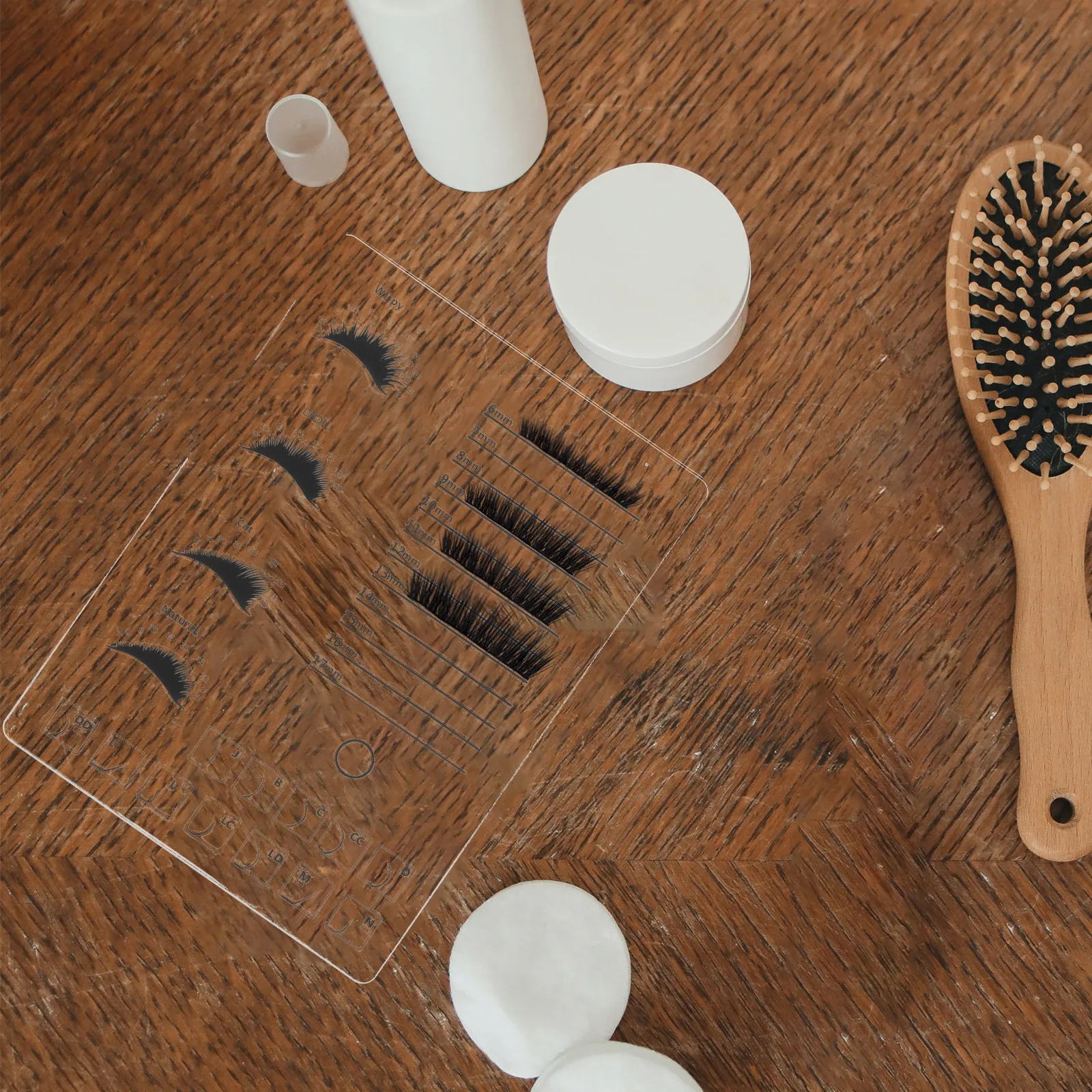 Acrylic Eyelash Display Board – Professional Lash Organizer & Storage Tool for Extensions, Salon Use