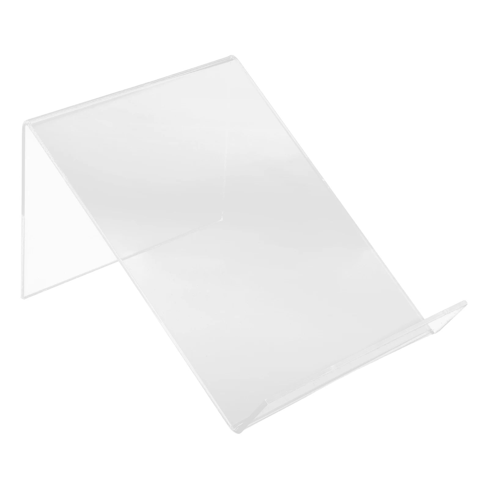 

Clear Acrylic Phone Stand Transparent Holder For Desk Wide Stable Modern Design Durable Display Rack Office Home Use Cellphone