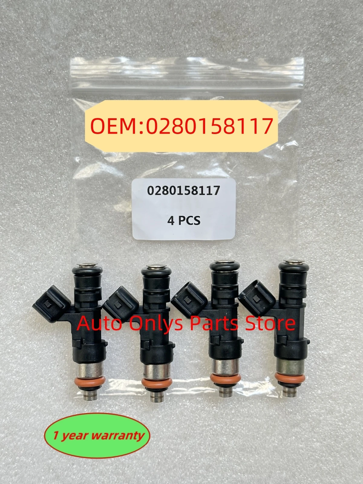 

4x топливная форсунка 0280158117 48 мм для VW-A4 TT Golf-Passat-1,8T двигатель с высоким импедансом 1000cc 90lb E85 EV14