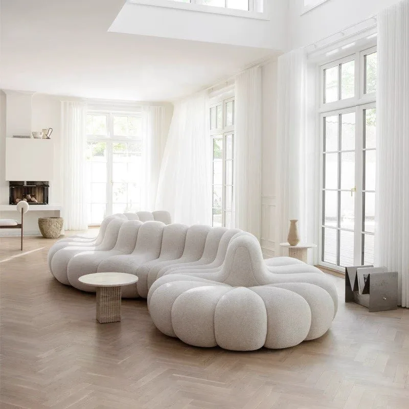 Nordic light luxury model house sales department villa area clothing store double-sided seat waiting area reception area piano