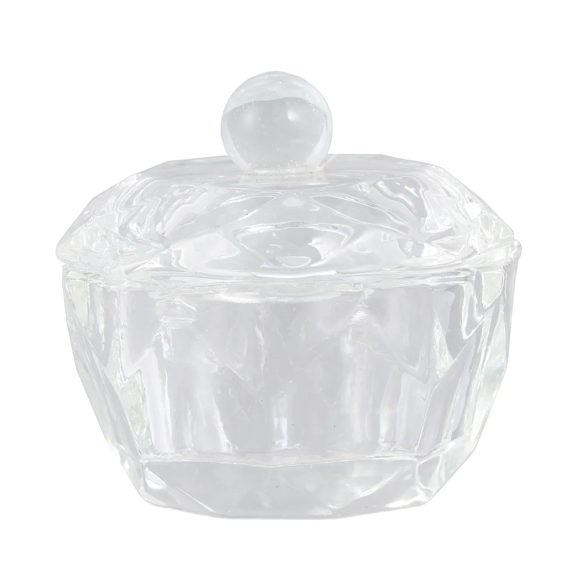 2Pcs Acryl Kristall Tasse Nail art Langlebig Einfach Sauber Maniküre Flüssigkeit Pulver Deckel Professionelle Heimgebrauch Kristall Nail art Tasse